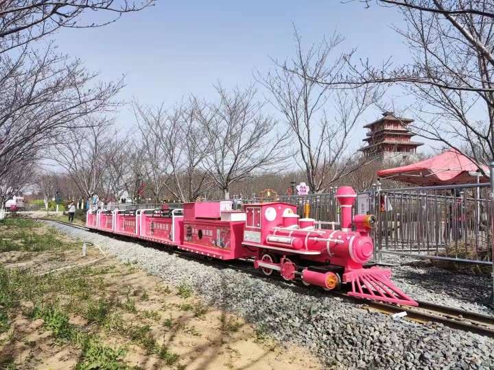 陕西田园文旅产业园轨道小火车